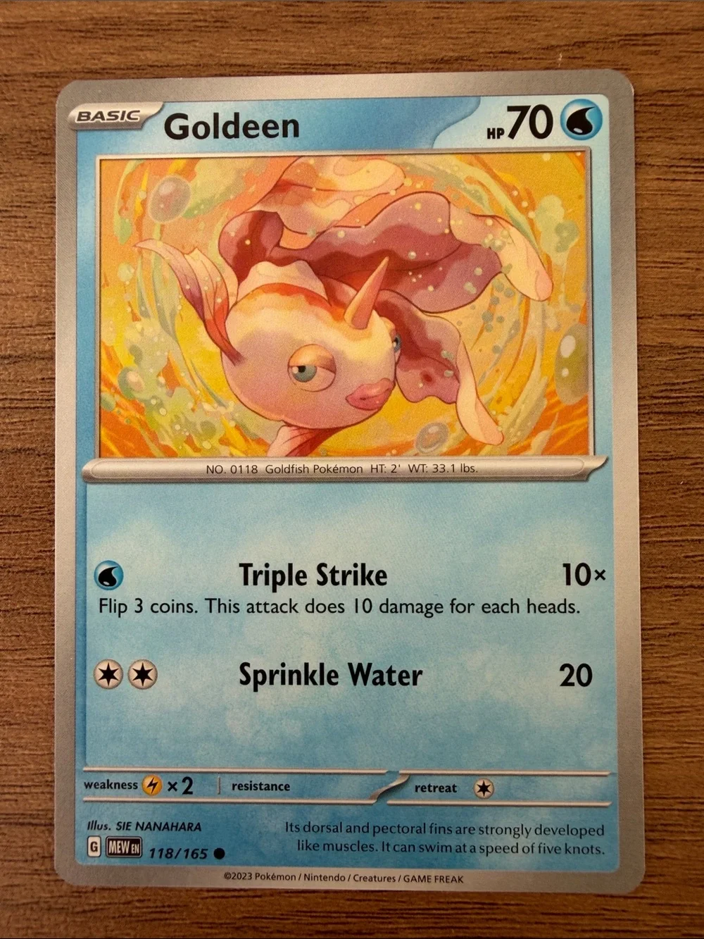 🐟 Fish Pokémon Card Lot | Magikarp Feebas Goldeen Luvdisc ✨5/$25✨